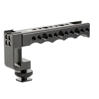 Ручка Ulanzi Dual Cold Shoe Mount Hand Grip for Camera + 2 башмака 