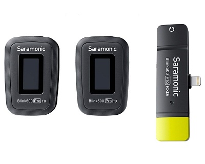 Микрофон Saramonic Blink500 Pro B4, беспроводной, всенаправленный, Lightning