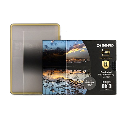 Светофильтр Benro Master Harden Series GND8 (0.9) Center-edged graduated 100x150, Градиентный