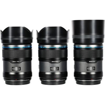 Комплект объективов Sirui Sniper 23/33/56mm F1.2 Nikon Z, черный 