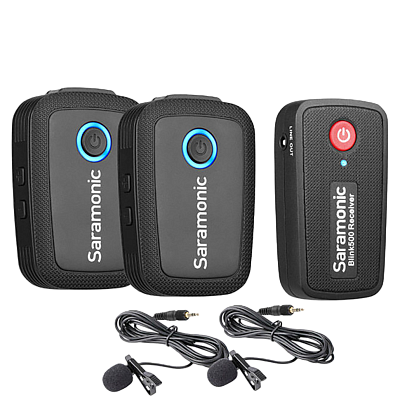 Микрофон Saramonic Blink500 B2 (TX+TX+RX), беспроводной, всенаправленный, 3.5mm