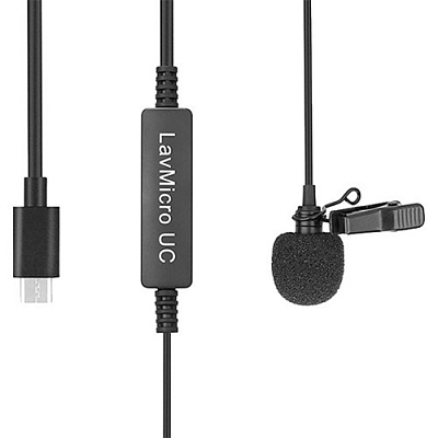 Микрофон Saramonic LavMicro UC, петличный, всенаправленный, Type-C