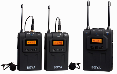 Микрофон Boya BY-WM8, беспроводной, всенаправленный, 3.5mm 