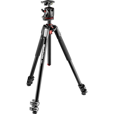 Штатив Manfrotto MK190XPRO3-BHQ2 (171см/7кг/2500г) + опоры для снега Manfrotto 230