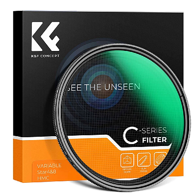 Светофильтр K&F Concept C-Series HMC Variable Star 4-8 49mm звездный