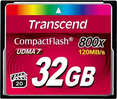 Карта памяти Transcend CF 32GB 800X R120/W60MB/s (TS32GCF800)