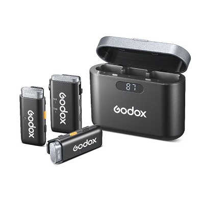 Микрофон Godox WEC Kit2, петличный, всенаправленный, 3.5mm