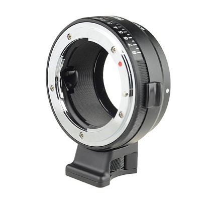 Адаптер Commlite CM-NF-NEX (Nikon F - Sony E), с диафрагмой