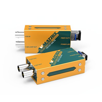 Волоконно-оптический удлинитель AVMATRIX FE1121-12G SDI 10км