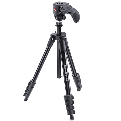 Штатив Manfrotto MKCOMPACTACA-BK Compact Action (155см/1.5кг/1160г)
