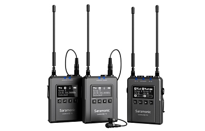 Микрофон Saramonic UwMic9S Kit2 TX+TX+RX, беспроводной, всенаправленный, 3.5mm 