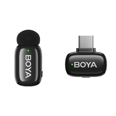 Микрофон Boya MINI (1TX+1RX) беспроводной всенаправленный Type-C черный