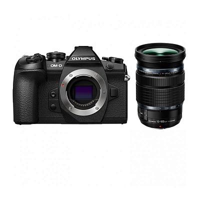 Фотоаппарат беззеркальный Olympus OM-D E-M1 Mark II Kit 12-100mm f/4 EZ-M PRO Black