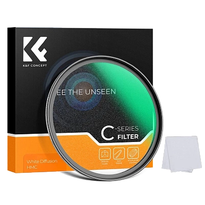 Светофильтр K&F Concept C-Series White Diffusion 82mm, смягчающий