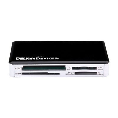 Картридер Delkin Devices USB 2.0 Universal Memory Card Promo Reader (READER2.0-B)