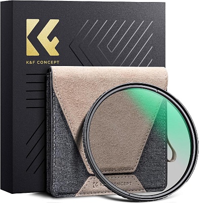 Светофильтр K&F Concept Nano-X Pro MRC CPL 62mm поляризационный