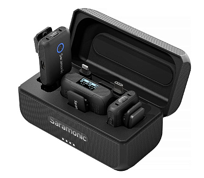 Микрофон беспроводной комиссионный Saramonic Blink500 B2+, Type-C, Lightning, 3,5мм, (б/у, S/N 4489)