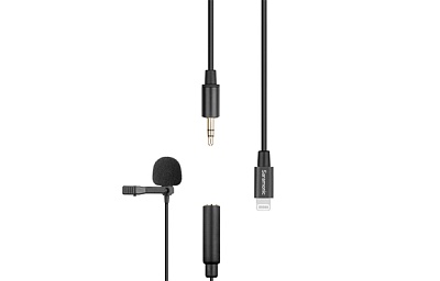 Микрофон Saramonic LavMicro U1B, петличный, всенаправленный, Lightning
