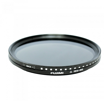 Светофильтр Fujimi Vari-ND ND2-ND400 49mm, нейтрально-серый с переменной пропускной способностью