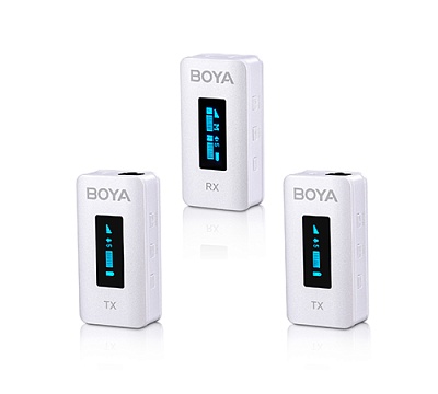 Микрофон Boya BY-XM6-K2W, беспроводной, всенаправленный, 3.5mm