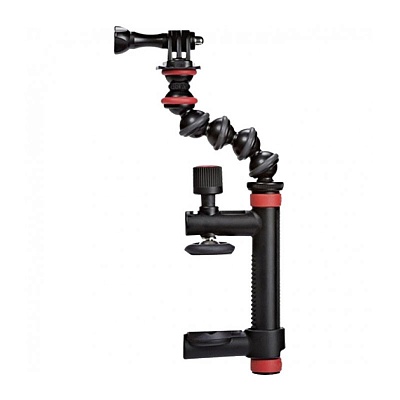Штатив-струбцина Joby Gorillapod Action Clamp + GorillaPod Arm JB01280, черный/красный