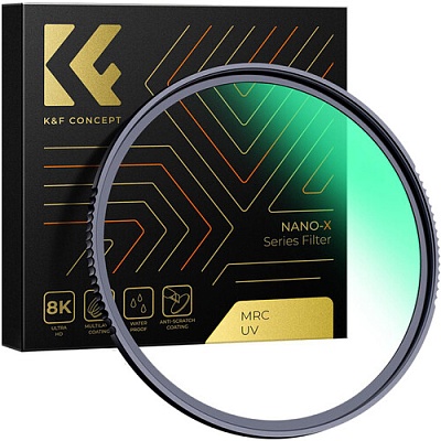 Светофильтр K&F Concept Nano-X MCUV 62mm ультрафиолетовый
