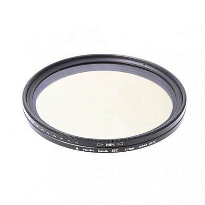 Светофильтр Fujimi Vari-ND ND2-ND400 62mm, нейтрально-серый с переменной пропускной способностью