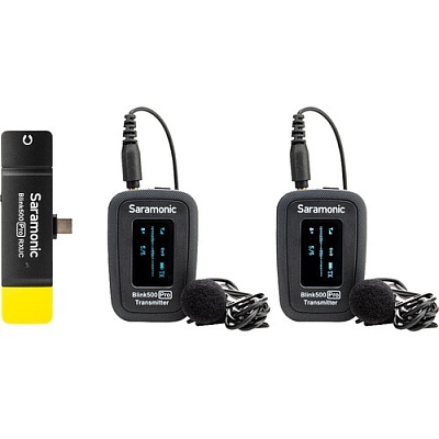 Микрофон Saramonic Blink500 Pro B6, беспроводной, всенаправленный, USB Type-C