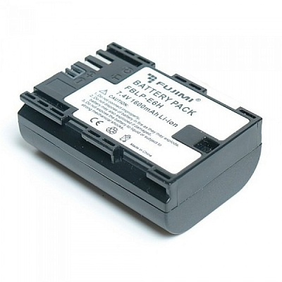 Аккумулятор Fujimi FBLP-E6H, для Canon 60D/70D/80D/6D/7D/7D Mark II/5D Mark II/5D Mark III/5D Mark I
