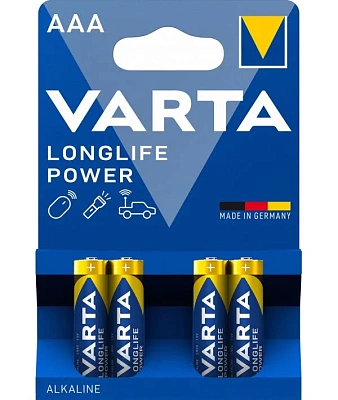 Батарейка Varta Longlife Power 4903 ААА 4шт в блистере