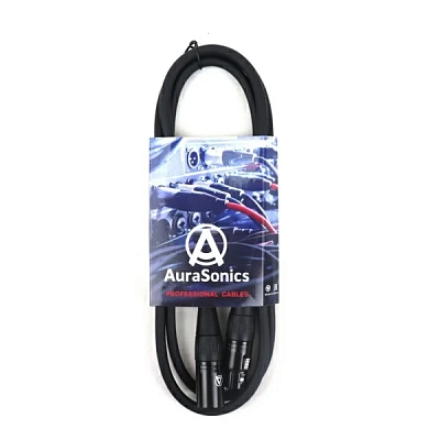Кабель AuraSonics XMXF-1.5B XLR(F)-XLR(M) 1.5м