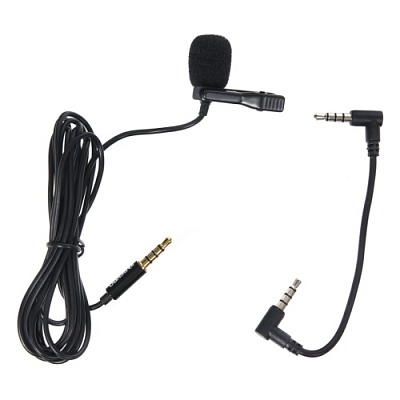 Микрофон Benro RAMC1 Lavalier, петличный, всенаправленный, 3.5mm