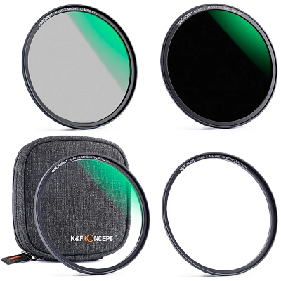 Комплект светофильтров  K&F Concept 77mm magnetic MCUV+CPL+ND1000