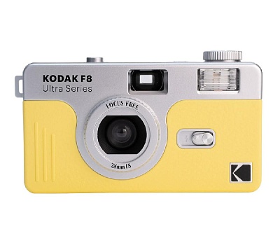 Многоразовый пленочный фотоаппарат Kodak Ultra F8 Film Camera Light Yellow