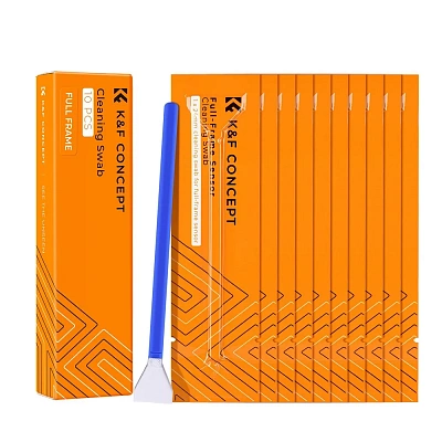 Набор для чистки матриц K&F Concept 24mm Full-Frame Sensor Cleaning Swab Kit SKU.1698 (швабры 10шт)