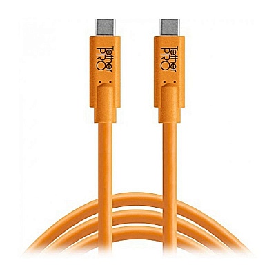 Кабель Tether Tools TetherPro USB-C to USB-C 1m Orange (CUC03-ORG)