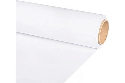 Фон бумажный Raylab 008 1.35х6м Arctic White Белый