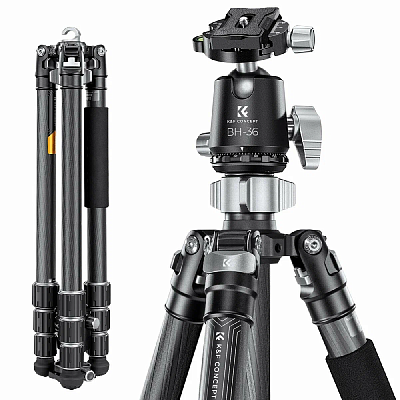 Штатив K&F Concept X284C4 + BH-36 KF09.117 (172см/16кг/1760г)