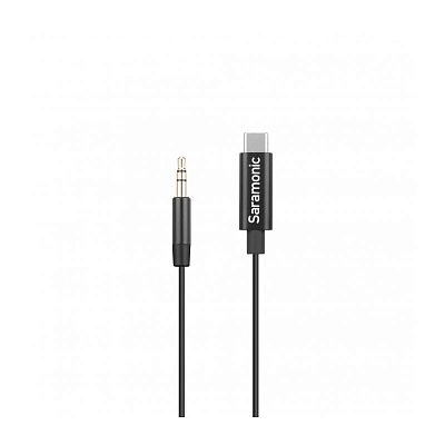 Кабель Saramonic SR-C2001, переходник c TRS на разъем USB-C, 20см