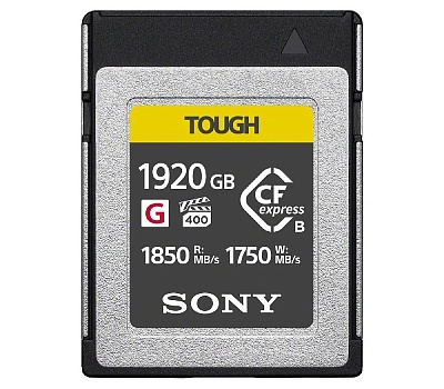Карта памяти Sony Tough CFexpress Type B 1920GB R1850/W1750MB/s (CEB-G1920T)