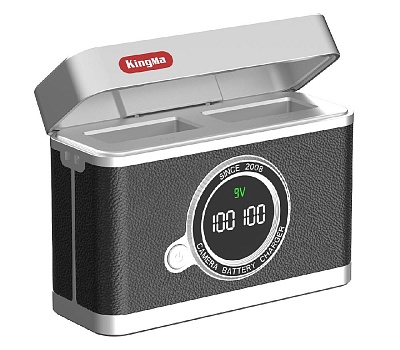 Зарядное устройство KingMa BM070-LPE17 для двух аккумуляторов Canon LP-E17