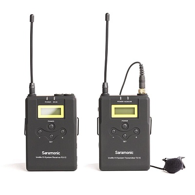 Микрофон Saramonic UwMic15 TX15+RX15, беспроводной, всенаправленный, 3.5mm