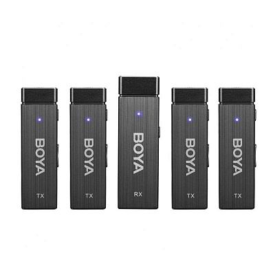 Микрофон Boya BY-W4 четырехканальный беспроводной 3.5mm