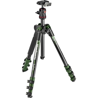 Штатив Manfrotto MKBFRA4GR-BH Befree (144см/4кг/1400г), зеленый