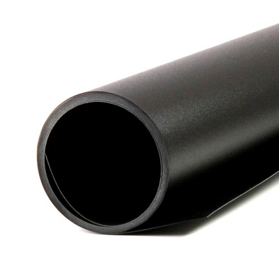 Фон пластиковый PVC PRO MR 1х2м матовый/глянцевый Черный